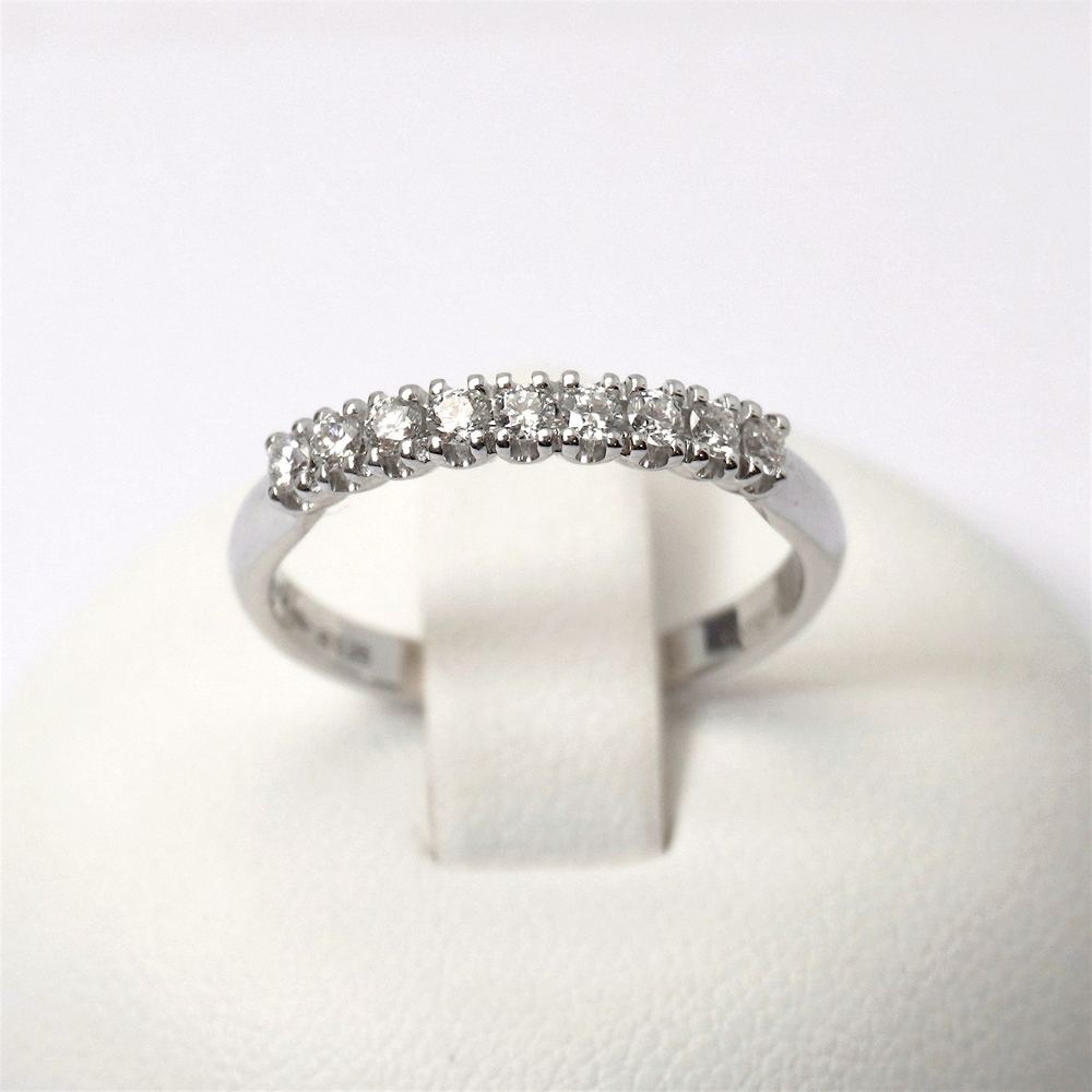 7 anello veretta oro e diamanti giorgio visconti gioielleria bari ab preziosi balzano AB16009A Anello Veretta di Diamanti 0.25ct Giorgio Visconti - immagine 1