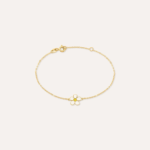 Bracciale con Margherita Smaltata in Oro Giallo 9kt Bimba Stroili Mon Petit