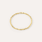 Bracciale Maglia Corda in Oro Giallo 9kt Stroil Colette