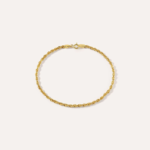 Bracciale Maglia Corda in Oro Giallo 9kt Stroil L'homme Or