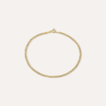 Bracciale Maglia Traversino in Oro Giallo 9kt Stroil L'homme Or