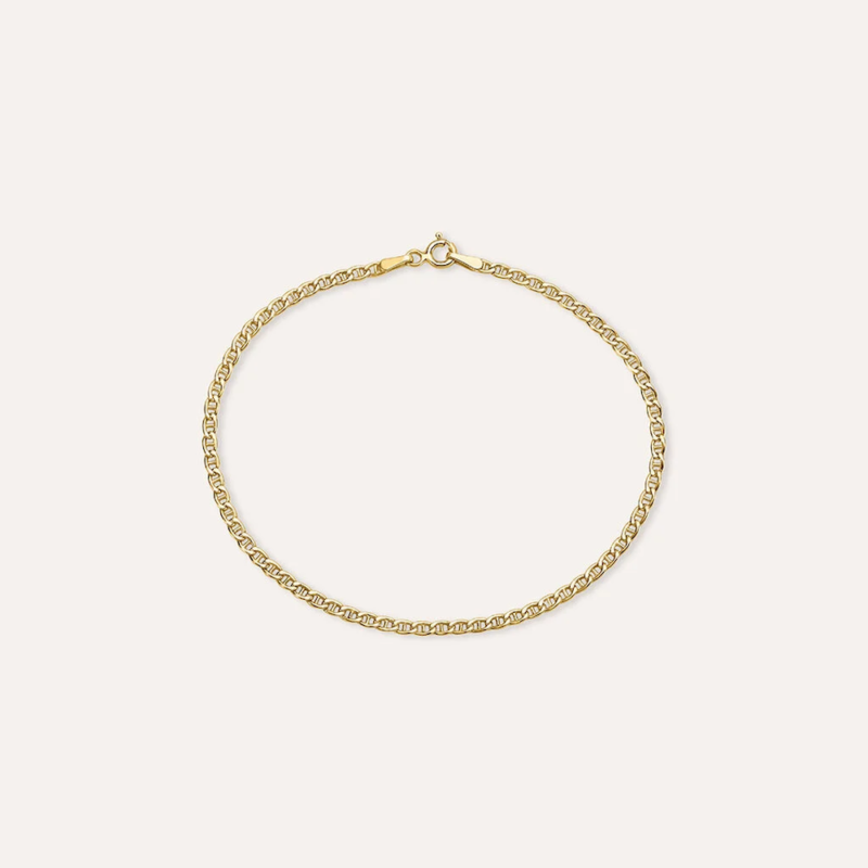 Bracciale maglia traversino in oro 9kt idea regalo per lui bracciale in oro stroili oro 1412930