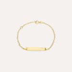 Bracciale con Targhetta in Oro Giallo 9kt Bimba Stroili Holy