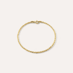 Bracciale Maglia Fune in Oro Giallo 9kt Stroil Colette