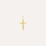 Ciondolo Croce con Crocifisso in Oro Giallo 9kt  Stroili Holy