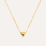 Collana Forzatina con Cuore Bombato in Oro Giallo 9kt Stroili Beverly