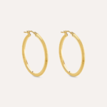 Orecchini Cerchio in Oro Giallo 9kt Stroili Toujours