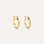Orecchini Cerchio in Oro Giallo 9kt Stroili Toujours