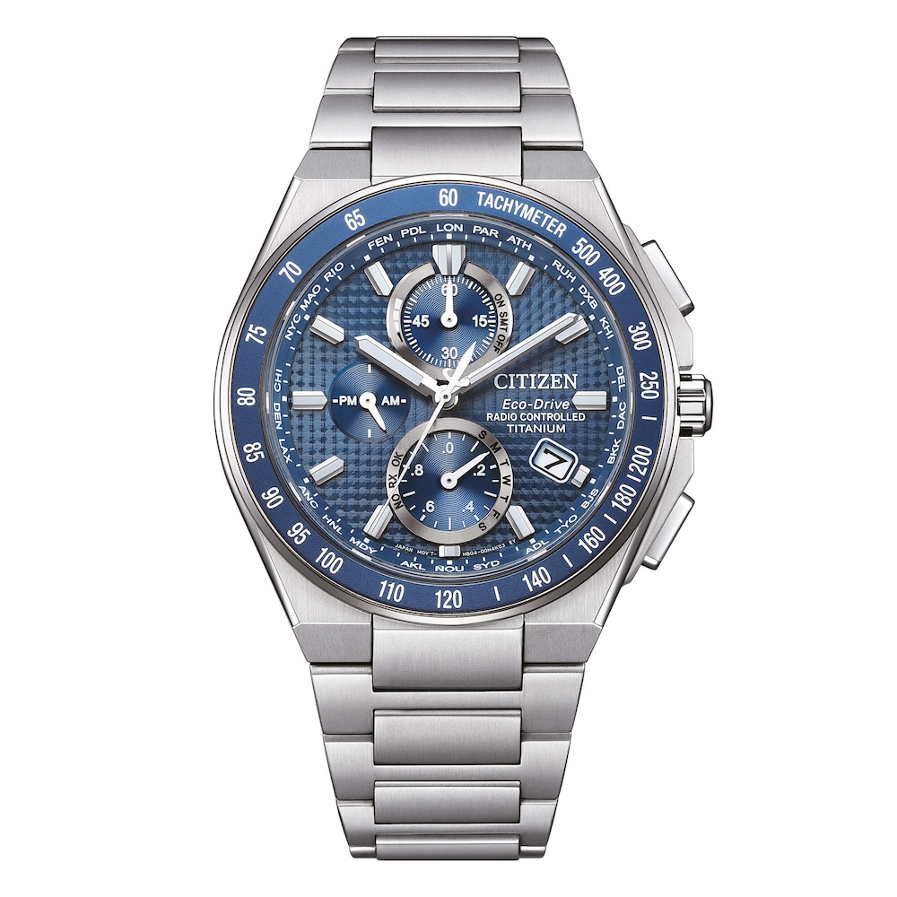 Orologio radiocontrollato uomo al titanio quarante blu citizen AT8396-59L Orologio Radio Controllato Blu Super Titanio Uomo Citizen AT8396-59L - immagine 1